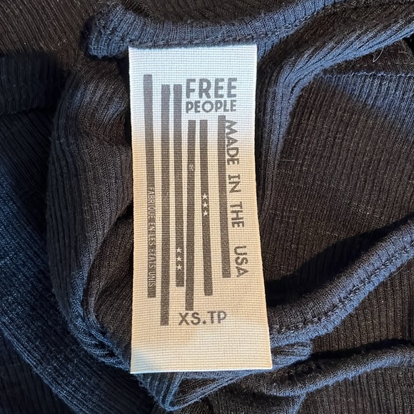 Free People Racer Back Flared Bottom Tank - Picture 6 of 7